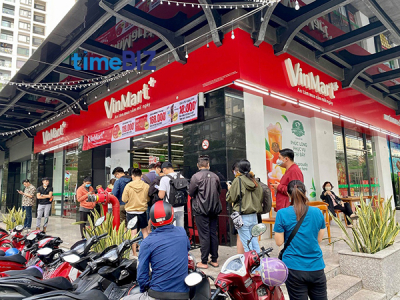 Hà Nội: Khai trương mô hình cửa hàng VinMart+ kết hợp Techcombank và Phúc Long đầu tiên